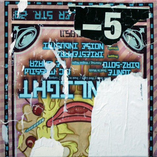 -5, 
30x30cm, 
Collage auf Leinwand, 
2012