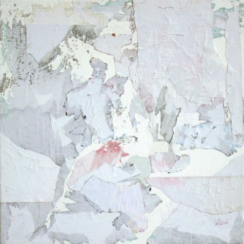 Sin título,  30x30cm,  collage sobre lienzo, 2012